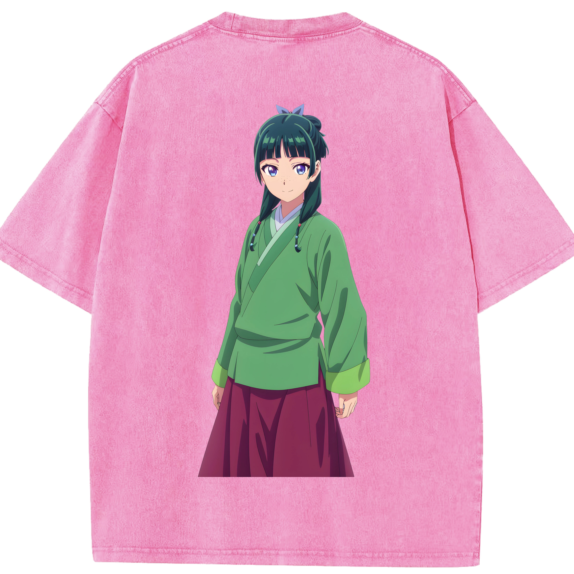 （画像用） 薬屋のひとりごと The Apothecary Diaries 綿100% ヴィンテージ風 半袖Tシャツ（背面プリント）